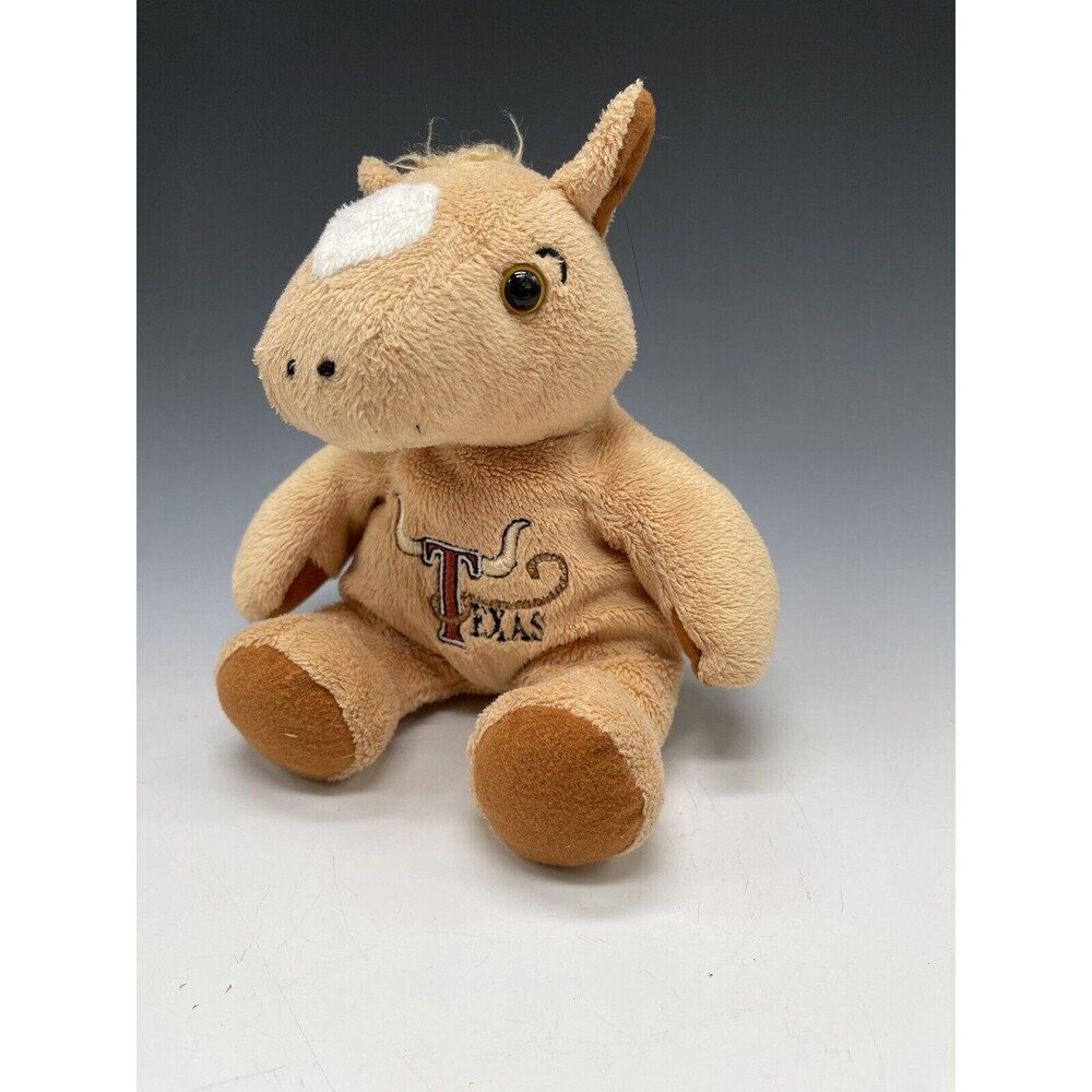 Souvies Texas Longhorns Horse 2014 Pony Beanie Plush Stuffed Animal Toy 6"
